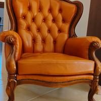 Poltrone bergère Chesterfield 