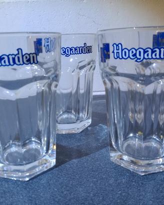 4 bicchieri birra Belga Hoegaarden 25 cl 