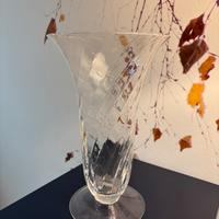 Vaso in vetro trasparente