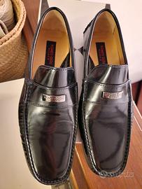 Mocassino uomo pelle nera