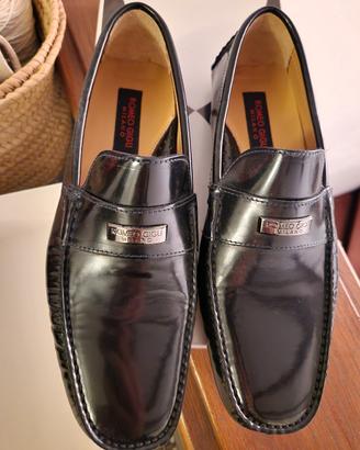 Mocassino uomo pelle nera