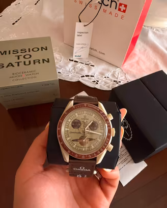Swatch × Omega Mission to Saturn