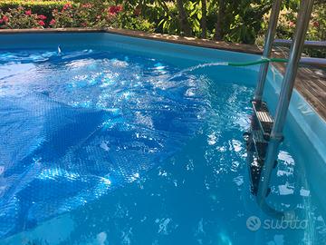 Piscina in legno esagonale