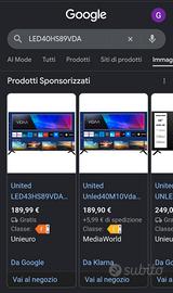 LED40HS89VDA TV UNITED 