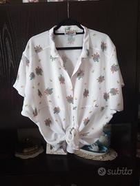 camicione bianco vintage