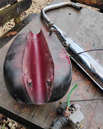 serbatoio forcella moto