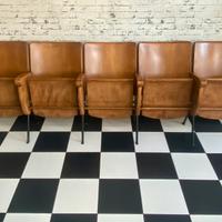 Sedie da cinema in legno da 5 posti r