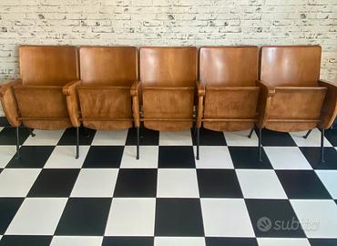 Sedie da cinema in legno da 5 posti r