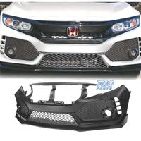 PARAURTI ANTERIORE HONDA CIVIC 16- LOOK TYPE R
