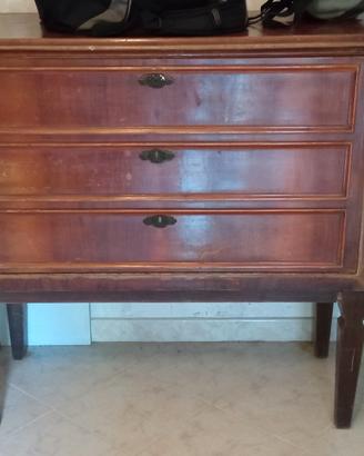 Cassettone con ribaltina vintage 