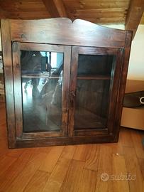 vetrinetta in legno 