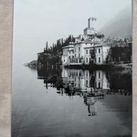Fotografia d'epoca bianco e nero Malcesine Verona 