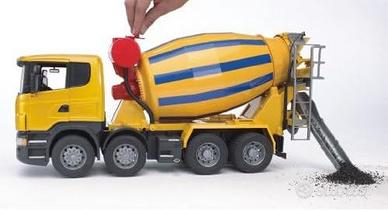 BETONIERA SCANIA CAMION 1:16   BRUDER codice 03554