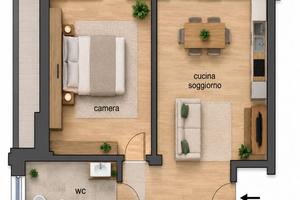 Appartamento di 53 m² con 2 locali a Chioggia