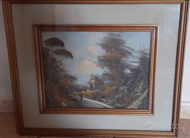 Quadro olio su tela Antonio De Rosa 