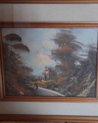 Quadro olio su tela Antonio De Rosa 