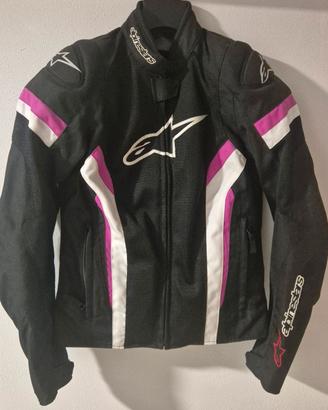 giacca moto da donna TG. XS + paraschiena