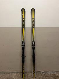 *Usato* Sci Volkl, con racchette, 170 CM, Giallo