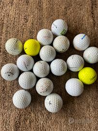 50 palline golf usate varie marche