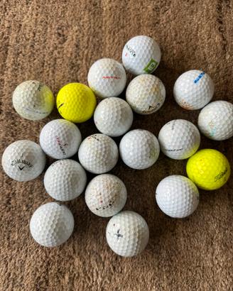50 palline golf usate varie marche
