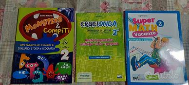 set 3 libri crucionda 2 enigmistica di lettere sup