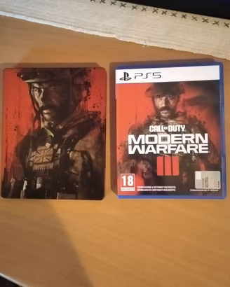 Modern Warfare 3 con steelbook e Black Ops 6