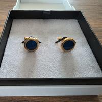 Gemelli ottagonali Blu e Oro D1 Milano