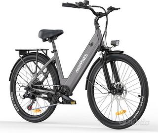 Bici Elettrica HillMiles 250W MileCity1 (Grigio)