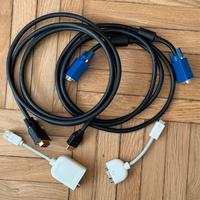 Cavi Vga Hdmi-Dvi +adattatori Apple