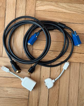 Cavi Vga Hdmi-Dvi +adattatori Apple