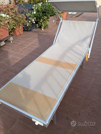 lettino prendisole coppia