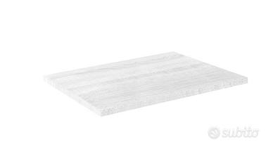 Mensolone dolomite in legno bianco 90x3,8x50 cm (l