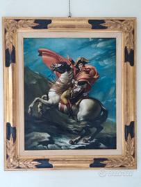 Napoleone Bonaparte olio su tela 