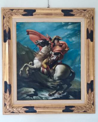 Napoleone Bonaparte olio su tela 
