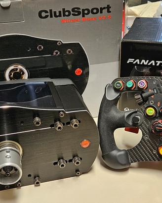 Fanatec CSW 2.5 + Formula V2