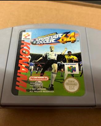 Gioco nintendo 64 calcio superstar soccer 64