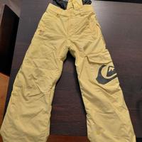 Pantalone sci unisex QuikSilver -8 anni