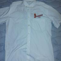 Camicia chesterfield moto anni 90 vintage ricamta