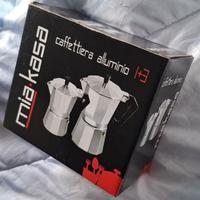 Set 2 Caffettiere Moka (1 e 3 tazze)-NUOVE MiaKasa