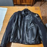 tuta moto pelle 