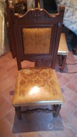 Tavolo e sedie a corredo