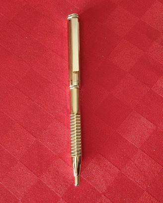 Penna a sfera vintage dorata