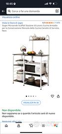 Mobile cucina per microonde