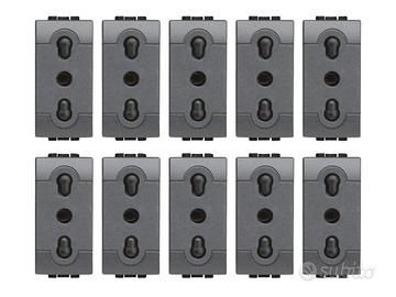 Kit 10 Presa BTicino L4180 Living light Originale
