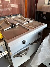 Friggitrice due vasche 20+20l
