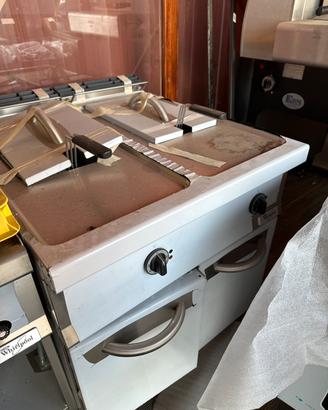Friggitrice due vasche 20+20l