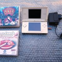 Nintendo DS Lite bianco completo con due giochi