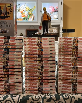 Naruto serie rossa completa + figure