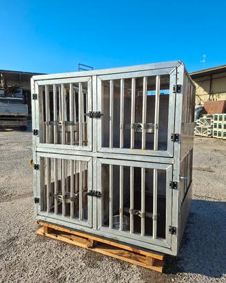 GABBIA KENNEL PER CANI IN ALLUMINIO 