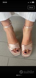 Scarpe con tacco alto colore rosa - numero 35